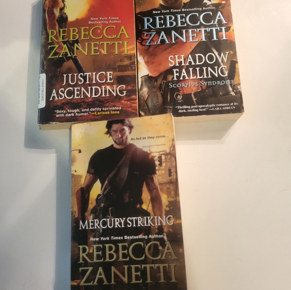 3 Sexy Thrillers by Rebecca Zanetti Paperbacks Books